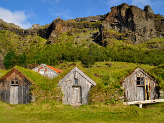 Casas tipicas islandesas